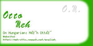 otto meh business card